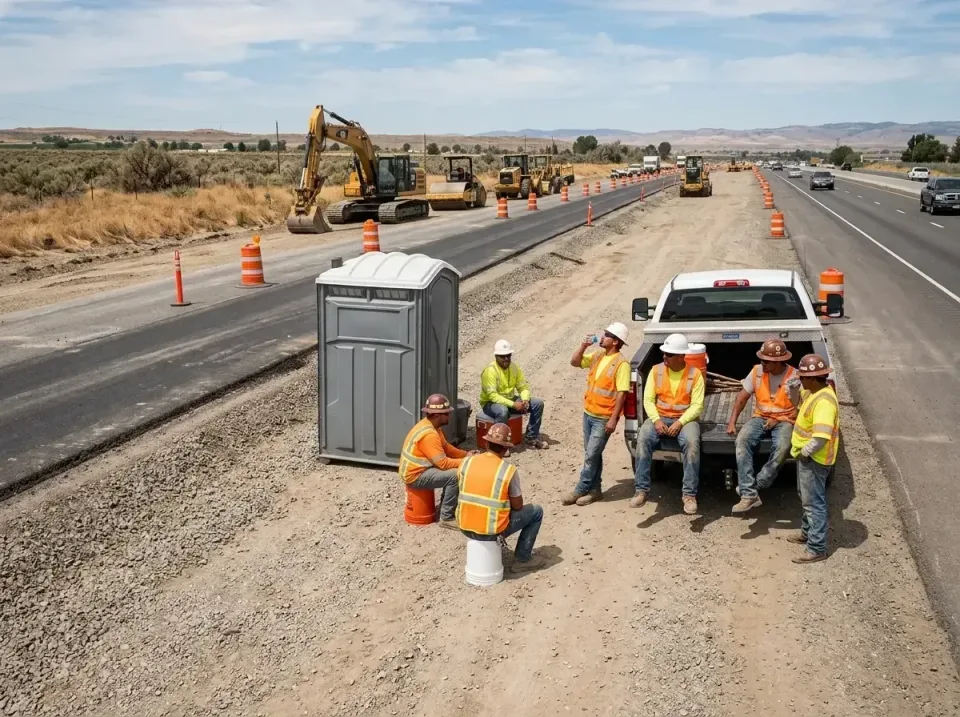 highway-road-construction-crew-007 — frequently asked questions, Porta Potty and Restroom Rentals in Boone, IA